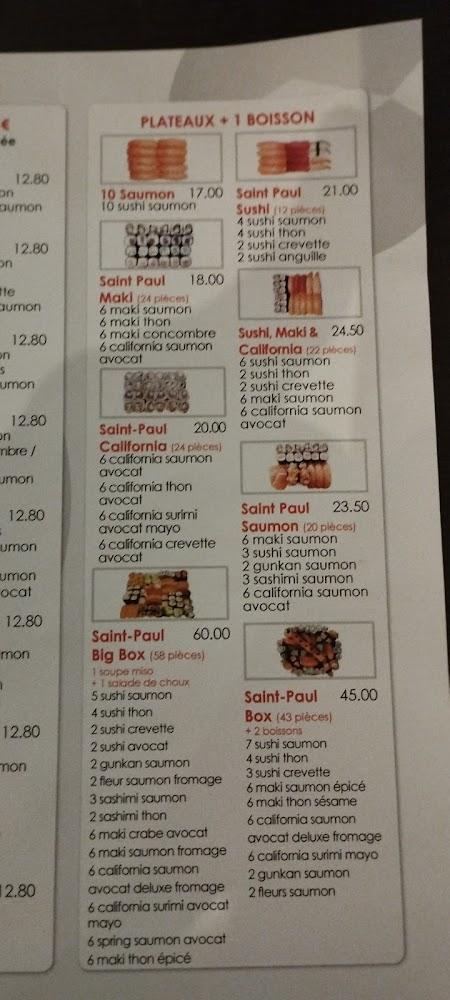 Saint Paul sushis - Menu Image 4